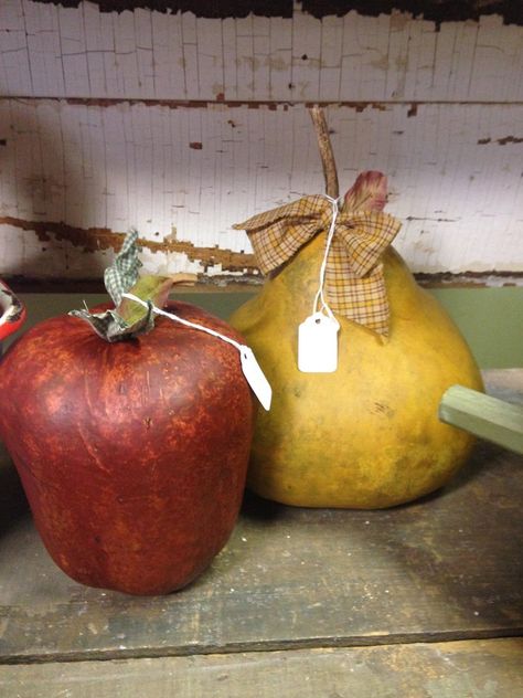 Apple gourd, pear gourd, fall gourd Apple Gourd, Apple Gourds Ideas, Christmas Gourd Ideas, Painted Apple Gourds, Painted Gourds Ideas Fall, Fall Gourds Ideas, Manson Jar, Fall Gourds, Halloween Gourds