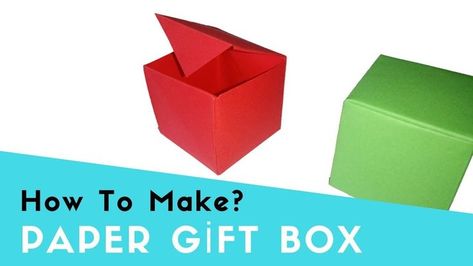 DIY Gift Box Paper Gift Box, Diy Gift Box, Easy Paper Crafts, How To Make Paper, Diy Paper, Paper Gifts, Hello Everyone, Diy Gift, Diy And Crafts