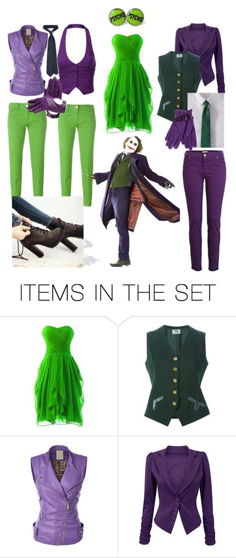 Batman Characters Costumes, Diy Female Joker Costume, Joker Halloween Costumes Female Outfit, Joker Costume Female Outfit Diy, Joker Womens Costume, Joker Diy Costume Female, Female Joker Costume Diy, Female Joker Costume Outfits, Womens Joker Costume