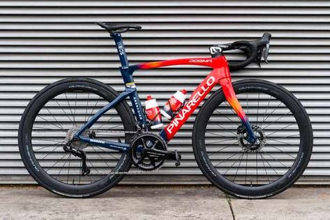 Egan Bernal’s Pinarello Dogma F has mismatched tyres, pro-only bars and weighs 7.38kg - BikeRadar Canyon Aeroad, Pinarello Dogma, Paint Bike, Mark Cavendish, Pro Bike, Cyclocross Bike, Bike Ideas, Bike News, Pro Cycling