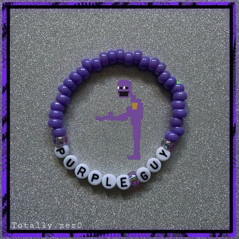 Fnaf Kandi Bracelet, Pony Beads Ideas, Fnaf Bracelet Ideas, Pony Bead Bracelet Ideas, Fnaf Bracelet, Fnaf Kandi, Kandi Bracelets Ideas, Kandi Projects, Kandi Cuff Patterns