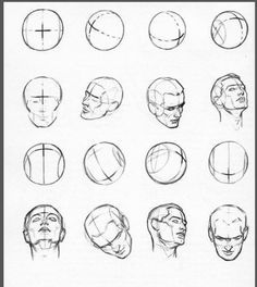 Drawing the human head on Pinterest  Andrew Loomis Face Dimensions Drawing, Constructive Drawing, Drawing The Human Head, Drawing Models, Andrew Loomis, Drawing Study, Facial Anatomy, Face Anatomy, Drawing Hands