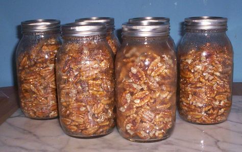 http://mary615.hubpages.com/hub/How-To-Preserve-Pecans-or-almost-any-food-In-Mason-Canning-Jars Dry Canning, Canning 101, Canning Fruit, Canning Vegetables, Home Canning Recipes, Canned Food Storage, Canning Tips, Canning Food Preservation, Food Canning