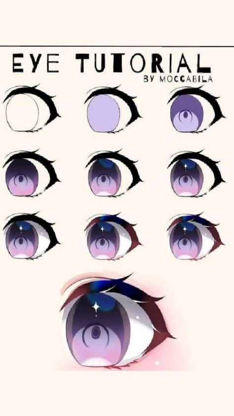 Mata Manga, Best Eyes, How To Draw Eyes, Cute Eyes Drawing, Eye Drawing Tutorials, Draw Eyes, Anime Tutorial, Eyes Drawing, Eye Tutorial