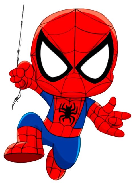 Hello Kitty And Spiderman, Chibi Spiderman, Tumbler Prints, Spiderman Birthday Party Decorations, Spiderman Painting, Spiderman Decorations, Spiderman Images, Calculator Design, Hello Kitty Design