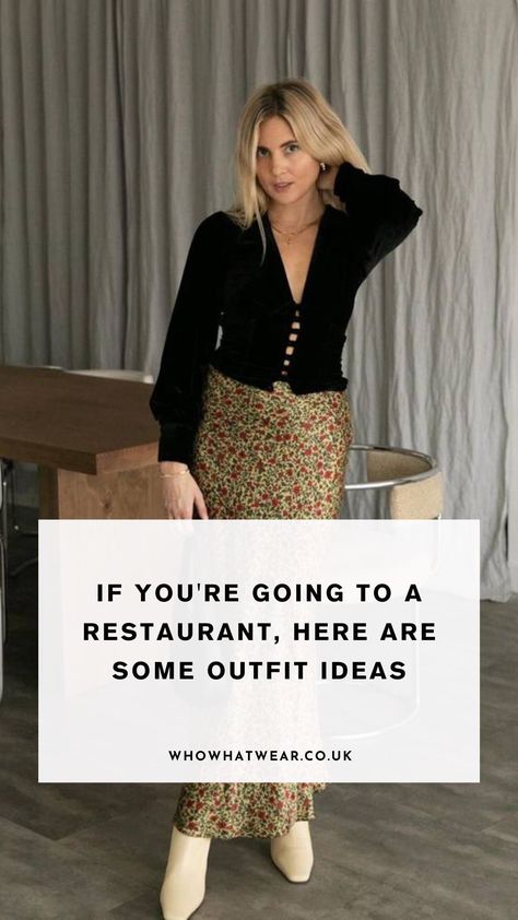 Dressing For Dinner Outfit, Semi Nice Dinner Outfit, Quiet Luxury Date Night Outfit, Nice Dinner Outfits Spring, Outfits For Meals Out, Fun Dinner Outfits, Afternoon Lunch Outfit, Daytime Event Outfit, Restaurant Business Casual Outfits