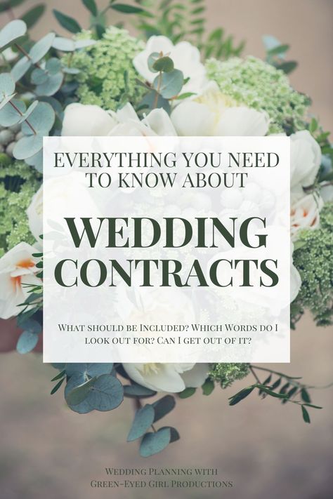 Hooray, You're ready to hire your Wedding Vendors! It's time to review some Wedding Contract and get down to the details. We're covering Negotiations, Quotes, Cancellation policies, and more.  * Everything you need to know about Wedding Contracts. Wedding Venue Contracts. What is in a Wedding Contract? Wedding Ceremony Outline, Ceremony Outline, Order Of Wedding Ceremony, Free Wedding Planning Checklist, Money Savvy, Wedding Planner Binder, Girl With Green Eyes, Wedding Planning On A Budget, Liability Insurance