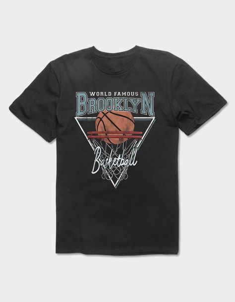 Brooklyn Basketball Distressed Unisex Tee. Large Graphic On Front. Crew Neck. Short Sleeve. 100% Cotton. Machine Wash.this Item Is Unisex Fit And Sizing.this Item Is Made To Order And May Take A Few Extra Days To Process. All Other Products In Your Order Will Be Shipped Separately. Basketball Team Shirt Designs, Track Tshirt Designs, Basketball School Shirts, High School Team Shirts, Senior Basketball Shirts Design, Basketball Graphic Tees, Basketball Team Shirts Design, High School Basketball Shirts, Basketball Team Shirts