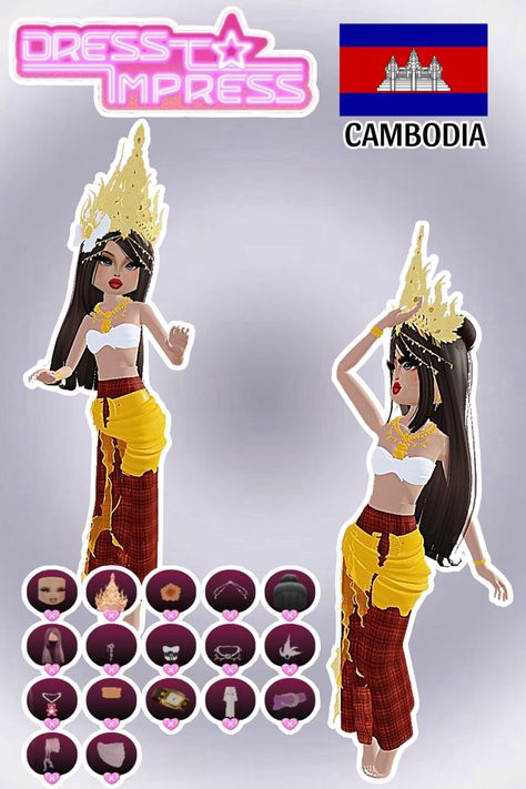 • 🏵️ • - #fyp #dti #dresstoimpress #dress #to #impress #roblox #dtiideas #aesthetic #outfitideas #dresstoimpressideas #idea #board #pin #robloxpin #robloxdti #robloxdresstoimpress Dress To Impress My Culture, Dti Culture Fits, Ur Culture Dress To Impress, Your Culture Outfit Dress To Impress, My Culture Dress To Impress, Culture Dress To Impress, Your Culture Dress To Impress, Dress Impress, Hair Codes