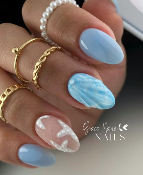 Marie Nails, Beach Nails, Cute Nail, Nails Inspo, Nail Art Ideas, Simple Nails, Nails Ideas, Stylish Nails, Pretty Nails