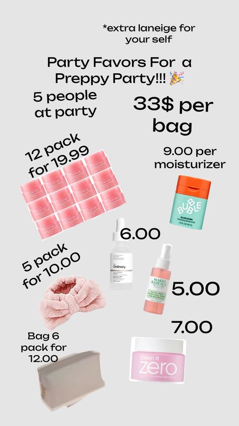 #party#preppyparty#preppy#birthday Sleepover Party Favors, Spa Day Party, Preppy Birthday, Birthday Sleepover Ideas, Kids Spa Party, Preppy Party, Kids Spa, Sleepover Birthday Parties, Preppy Gifts