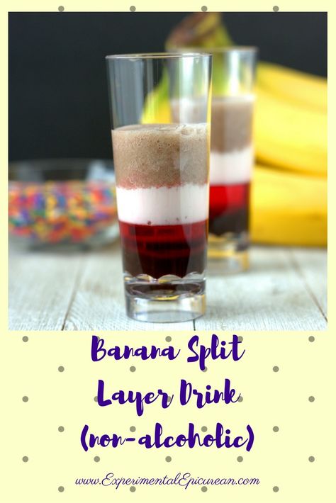 Layered Drinks, Kitchen Science, Fair Projects, Science Fair Projects, Banana Split, Science Kits, Science Fair, Anything Goes, Tasty Recipes