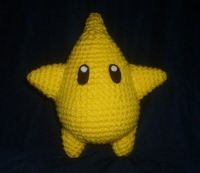 Luma Amigurumi - Free Pattern Crochet Mario, Mario Crochet, Crochet Characters, Mario Star, Crochet Pokemon, Crochet Geek, Fair Isles, Toyama, Mario Brothers