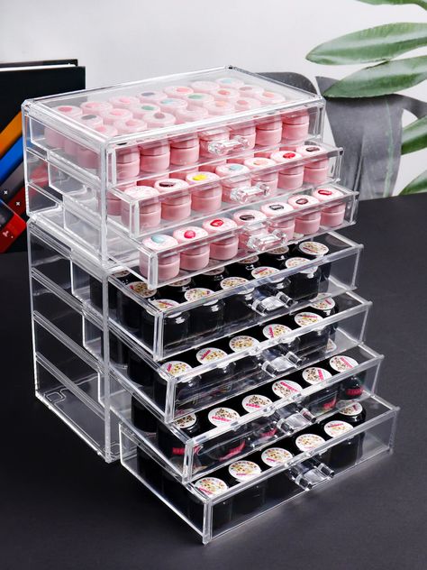 Acrylic Nail Art Accessories Beads Storage Case Drawer Box Crystal Nail Art Decoration Organizer Holder Jewelry Container|Eye Shadow Applicator| - AliExpress Desain Salon Kuku, Crystal Nail Art, Jewelry Container, Accessories Beads, Nail Salon Design, Nail Polish Storage, Painted Drawers, Japanese Nail Art, Nail Room