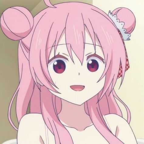 Satou Matsuzaka Icon, Satou Matsuzaka, Happy Anime, Sugar Love, Anime Pfp, Pink Hair, Hair, Anime, Pink