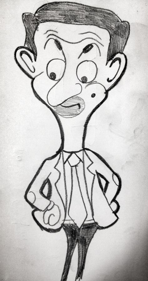 Mr Bean pencil drawing Mr Bean Doodle, Carry Catcher, Cartoon Drawing Pencil, Drawing Meaningful, Bean Drawing, Drawing Pencil Sketches, Bean Cartoon, Mr Bean Cartoon, Cartoon Characters Sketch