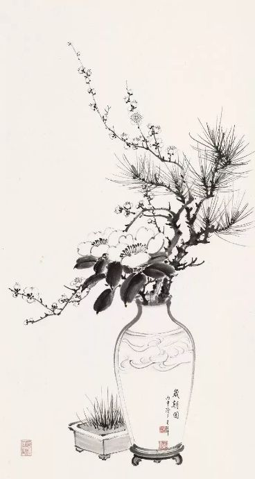 Chinese Ink Art, Chinese Painting Traditional, Korean Painting, Sumi E Painting, Japan Painting, Japanese Watercolor, Chinese Art Painting, Japanese Art Prints, Asian Painting