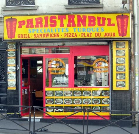 The doner kebab, an unlikely symbol of European identity | Public Radio International Kebab Shop, Doner Kebabs, Storefront Windows, Prague Hotels, Shish Kebab, Shop Facade, Doner Kebab, Small Restaurants, Restaurant Owner