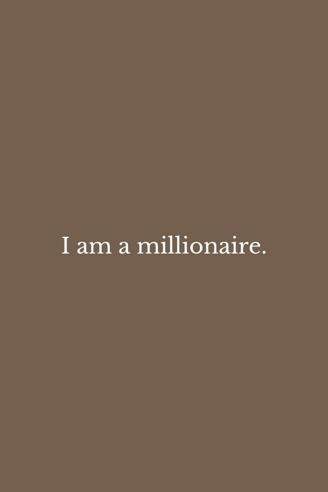 Prosperity Affirmations Dream Life, Intelligent Affirmations, Luxury Lifestyle Home, Life Luxury Lifestyle, Journal Wallpaper, I Am A Millionaire, Wallpaper Affirmations, Girl Money, Quotes Journal