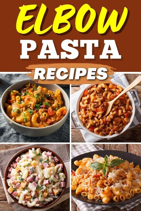 These elbow pasta recipes are the perfect additions to your repertoire! From mac and cheese to taco mac to soup, each of these dishes is tasty and simple. Dishes With Elbow Macaroni, Meals Using Elbow Macaroni, Macaroni Ideas Easy Recipes, Recipes With Elbow Pasta, What To Do With Elbow Macaroni, Pasta With Macaroni Noodles, Recipes For Macaroni Noodles, Pasta Recipes Elbow Noodles, Elbow Pasta Side Dishes Easy