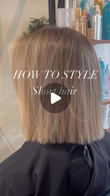 Styling Beach Waves Short Hair, Ways To Style Lob Haircut, How To Get A Bend In Your Hair, Bend In Hair How To Get, How To Put A Bend In Your Hair, How To Flip Out Ends Of Hair, Hair Bend Waves Tutorial, Curl Hair For Short Hair, Styling Fine Short Hair