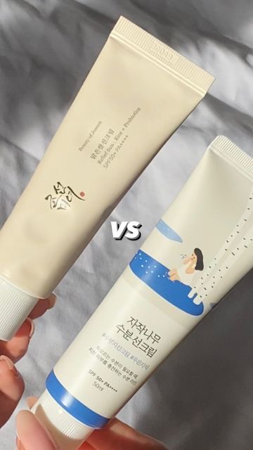 Natalaya 🤍 Skincare + Beauty on Instagram: "THE VIRAL BOJ SUNSCREEN vs NO.1 RATED BIRCH SUNSCREEN Both amazing products and very similar although price wise BOJ wins! However for overall texture and feel on the face, Round Lab’s birch sunscreen wins for me. Do you agree or disagree?🤔 (gifted but honest opinions) • • • #beautyofjoseon #beautyofjoseonsunscreen #bojsunscreen #roundlab #roundlabsunscreen #sunscreen #koreanskincare #skincarereview #skincarerecommendations #skincareproducts #kbea Korean Skincare Sunscreen, Roundlab Birch Sunscreen, Boj Sunscreen, Korean Sunscreen For Oily Skin, Round Lab Skincare, Sulwhasoo Sunscreen, Sunscreen Kbeauty, Round Lab Sunscreen, Sunscreen Recommendations