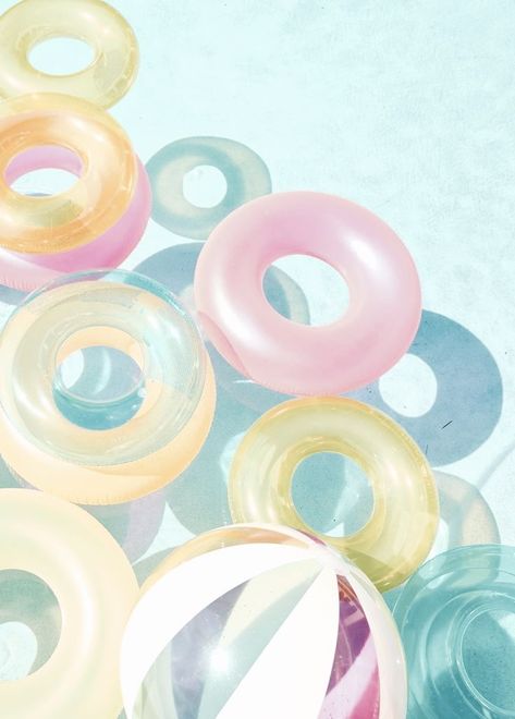 Pastel Photography, Summer Backgrounds, Pool Toys, Pastel Background, Summer Wallpaper, Pastel Wallpaper, Pretty Pastel, New Wall, Color Textures