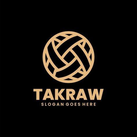 Vector illustration logo takraw line art... | Premium Vector #Freepik #vector #takraw #sepak-takraw #ball #object Sepak Takraw Logo, Sepak Takraw Ball Logo, Sepak Takraw Ball, Sepak Takraw, Tattoo Hair, Idea Logo, Line Art Logo, Ball Logo, Myanmar Art