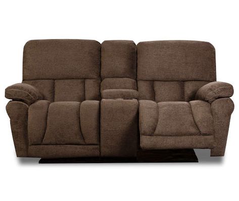 Stonehill Chocolate Brown Motion Console Loveseat Big Lots Furniture, Taupe Sofa, Brown Recliner, Console Unit, Recliner Loveseat, Broyhill Furniture, Furniture Dolly, Reclining Loveseat, Home Solutions