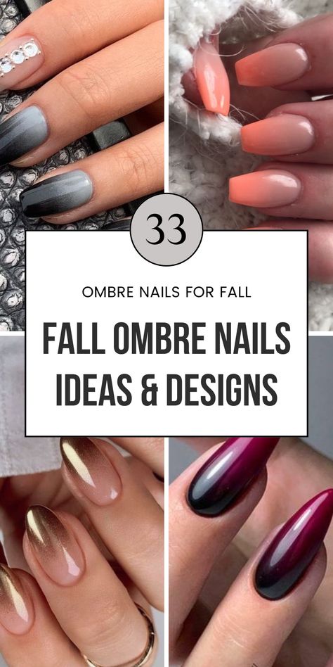 Discover trending autumn ombre nail ideas, from rich reds to subtle browns. Get inspired with unique fall ombre nails, autumn nail art, and stylish ombre nails for fall that elevate your seasonal style. Perfect for your autumn nails board! Click for more! Ombre Nail Art Designs 2024, Ombre Nails Autumn, Ombre Nails For Fall, Autumn Ombre Nails, Best Ombre Nails, Fall Ombre Nails, Ombre Nails Ideas, Autumn Nail Art, Nails Board