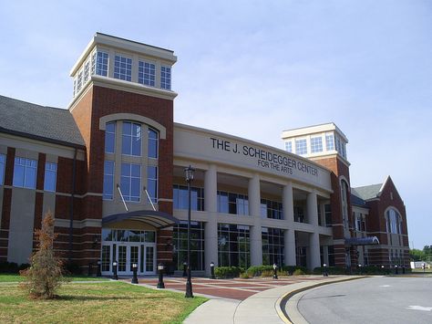 J. Scheidegger Center for the Arts at Lindenwood University in Missouri Guitar Outfit, Lindenwood University, Bloxburg School, School Layout, College Building, Grad Pic, University Architecture, College Campus, University Campus