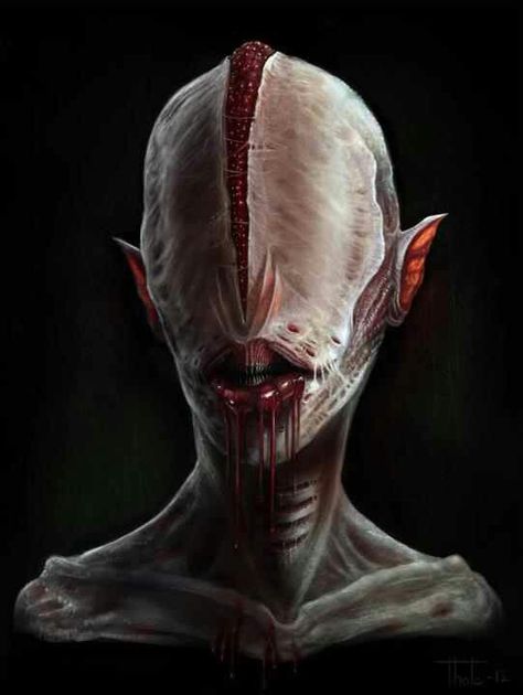 Eyeless deep water terror Eyeless Monster, Alien Creatures, Creature Feature, Creature Concept, Creature Design, Horror Art, Old Pictures, Fantasy Creatures, Dark Art