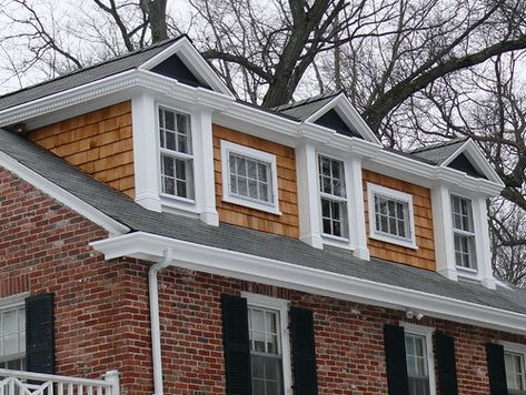 Nantucket Dormer - traditional - exterior - boston - Custom Carpentry Nantucket Dormer, Dormer Addition, Hut Design, Dormer Roof, Building Details, Attic Makeover, Attic Renovation Ideas, House Repair, Exterior Facade