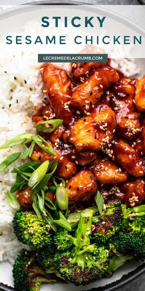 Healthy Dinner Recipes For Family, Homemade Chinese Food, Asian Chicken Recipes, Sesame Chicken Recipe, Mapo Tofu, Chinese Cooking Recipes, Dinner Recipes For Family, Easy Asian Recipes, Easy Chinese Recipes