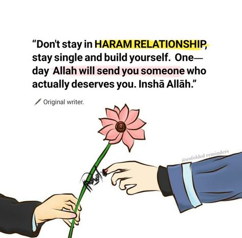 Islam, haram relationship, boyfriend, girlfriend, halal, haram, Islamic quotes, Islamic quotes about relationship Haram Relationship, Try Quotes, Self Love Quote, Islam Quotes About Life, Quote Islam, Short Islamic Quotes, Cute Inspirational Quotes, Islamic Reminders, Love In Islam