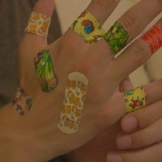 Finger Bandages, Bandaged Hands, Cabin 7, The Boogeyman, Hand Art, Paw Print Tattoo, Aesthetic Pictures, Character Design, Cabin