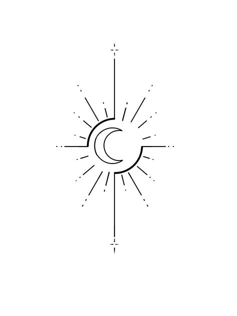 Solar Eclipse Tattoo, Eclipse Tattoo, Moon Sun Tattoo, Small Shoulder Tattoos, Minimal Tattoo Design, Boho Tattoos, Sun Tattoos, Friendship Tattoos, Small Hand Tattoos