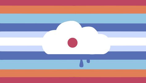 A xenogender related to clowns and clouds!! [Coined by me] Cloud Xenogender, Clown Xenogenders, Pronoun Flags, All Or Nothing, Riddles, Flag