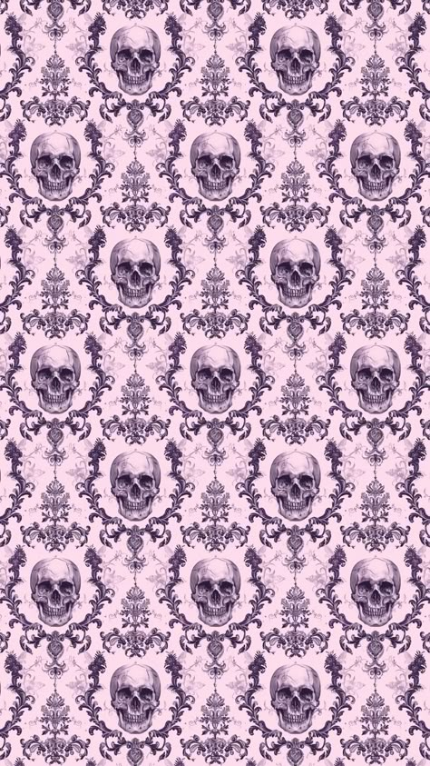 Pastel Goth Phone Theme, Cute Goth Background, Monster High Phone Case, Dark Goth Aesthetic Wallpaper, Pink Monster Wallpaper, Pink Goth Background, Pink Gothic Wallpaper, Pastel Goth Aesthetic Wallpaper, Skull Pattern Wallpaper