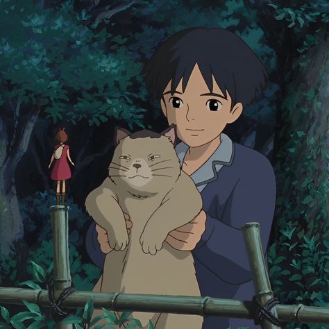 The Secret World Of Arrietty, Secret World Of Arrietty, Studio Ghibli Fanart, Studio Ghibli Background, Beau Film, Studio Ghibli Characters, Ghibli Artwork, The Secret World, Japanese Film