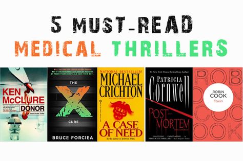 5 Must-Read Medical Thrillers Medical Thriller Books, All About Books, Private Hospitals, About Books, Horror Books, Thriller Books, Book Worm, Must Read, Fiction Books