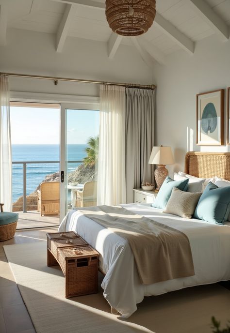 Coastal Bedroom Decorating,Coastal Bedrooms,Coastal Bedroom,Coastal Bedroom Ideas,Beachy Bedroom,Costal Bedroom,Coastal Bedroom Decor,Coastal Bedroom Decorating Ideas,Modern Coastal Bedroom,Calm Coastal Bedroom Beachy Master Bed, Modern Coastal Bedroom Ideas, Colored Curtains, Condo Bedroom, Bedroom Decorating Tips, Beachy Bedroom, Blankets And Pillows, Big Bedrooms, Sanctuary Bedroom