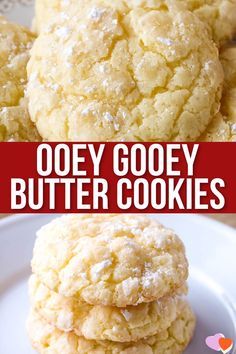 Gooey Cake Mix Cookies, Cookies Made With Cake Mix 3 Ingredients, Butter Golden Cake Mix Cookies, Obey Gooey Butter Cookies, Ooey Gooey Butter Cake Cookies, Yellow Cake Mix Cookies 3 Ingredients, Cake Mix Butter Cookies, Gooey Butter Cookies With Yellow Cake, Yellow Cake Cookies