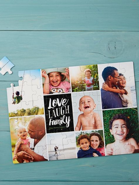 Shutterfly's photo puzzles let your loved ones enjoy a memory one piece at a time. Create a custom puzzle and make a fun, personalized gift for Dad this Father's Day. Sublimation Puzzle Ideas, Tyler Christmas, Valentines Puzzles, Love Puzzle, Personalized Puzzle, Father And Daughter Love, Puzzle Diy, Puzzle Photo, Diy Gifts For Dad