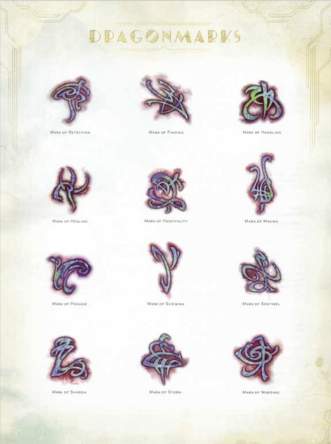 The twelve dragonmarks of Eberron Elf Language, Organize Games, Virtual Tabletop, D D Items, High Elf, Call Of Cthulhu, Spell Book, Cthulhu, Creature Design