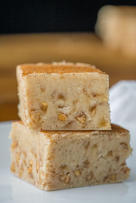 Spiced Apple Cider Fudge Vertical (7 of 7) Apple Cider Fudge Recipe, Apple Fudge Recipes, Apple Cider Fudge, Apple Fudge, Fudge Ideas, Fudge Shop, Homemade Fudge Recipes, Spiced Apple Cider, Fudge Recipes Easy