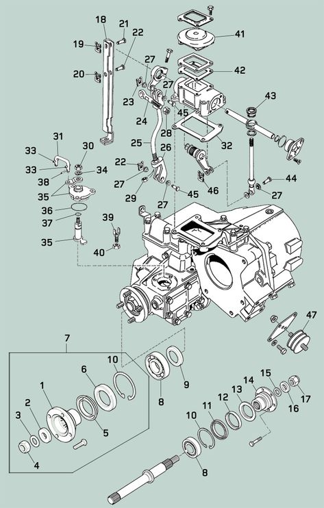 Defender Transfer Case | Rovers North - Land Rover Parts and Accessories Since 1979 Land Rover Defender Blueprint, Land Rover Truck, Landrover Series 3, Lego Land Rover Defender, Series 2 Land Rover, Fj40 Landcruiser, Land Rover Serie 1, Jeep Photos, Land Rover Series 3