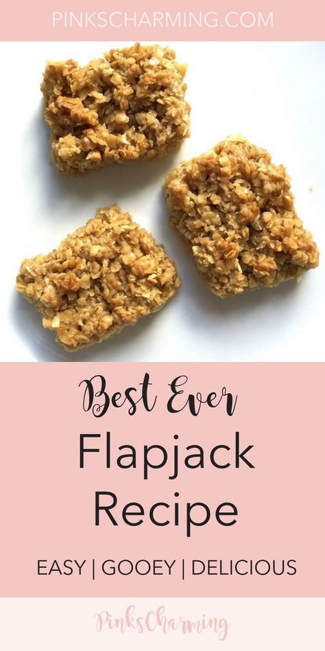 Flapjack Recipe Chewy, British Flapjack Recipe, Flapjack Recipe Easy, Apple Flapjack, Easy Flapjacks, Flapjack Recipe, Tray Bake Recipes, Cooking Book, Cake Baking Recipes