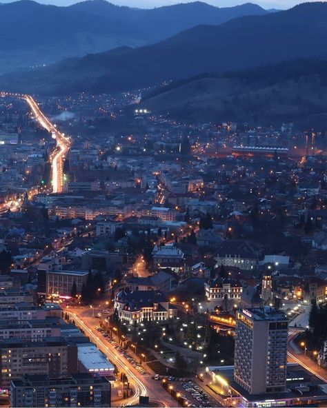 Piatra Neamt, Romania, Airplane View, Instagram