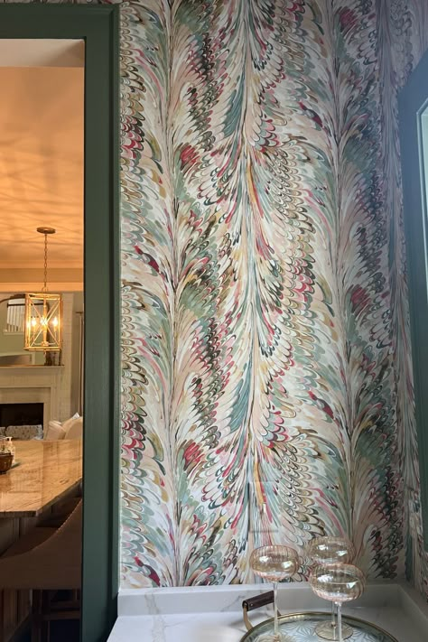 Lee Jofa Taplow Paper … curated on LTK Lee Jofa Taplow Wallpaper, Bar With Wallpaper, Cb Wallpaper, Lee Jofa Wallpaper, Hallway Wallpaper, With Wallpaper, Room Refresh, Hidden Valley, Lee Jofa